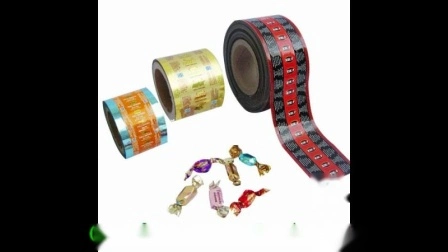 虹織フィルムロール、キャンディ包装フィルム、食品包装フィルムロール、軟包装材